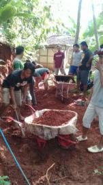 KARANG TARUNA BOBUNG GOTONG ROYONG DI MINGGU PAGI