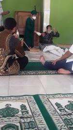 PELATIHAN PERAWATAN JENAZAH COVID DI MASJID MIFTAHUL HUDA BOBUNG