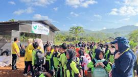 KUNJUNGAN OUTING CLASS SD N BUNDER II DI LAHAN PUTAT AGROCENTER