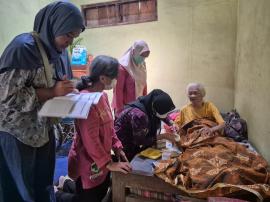 Kunjungan Kader Kesehatan Jiwa ke Putat II